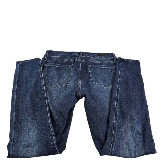 Articles of Society Women’s Skinny Leg Blue Dark Wash Mid Rise Jeans - Size 27 - Picture 6 of 16